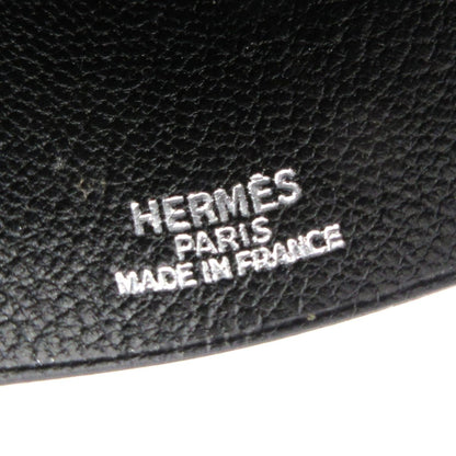 Hermes Necklace Long Leather Black Clochette — view 4