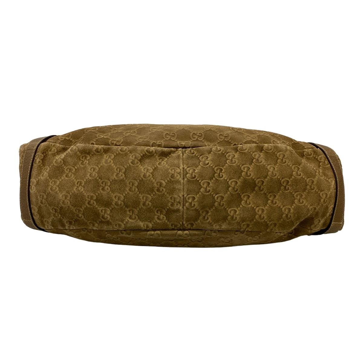 Gucci Tote Abbey Guccissima Line Brown Beige Leather — view 5