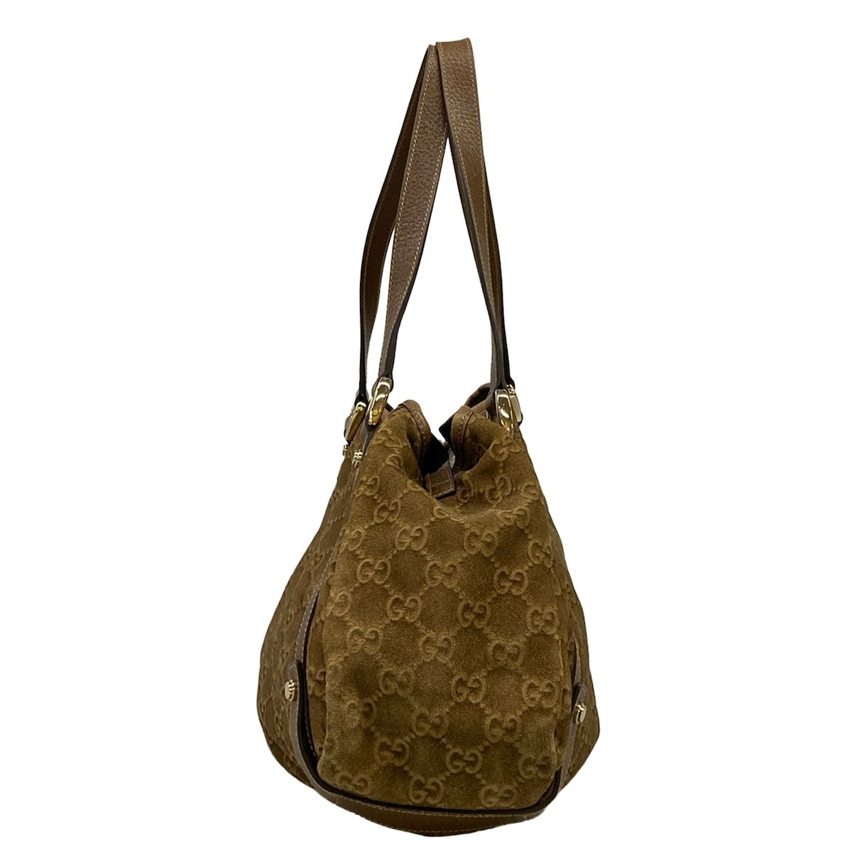 Gucci Tote Abbey Guccissima Line Brown Beige Leather — view 4