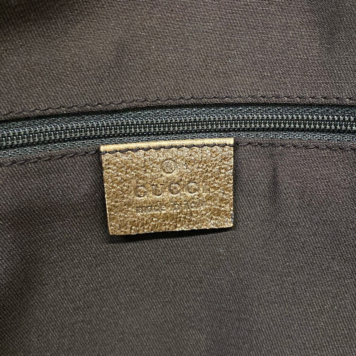 Gucci Tote Abbey Guccissima Line Brown Beige Leather — view 8