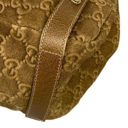 Gucci Tote Abbey Guccissima Line Brown Beige Leather — view 6