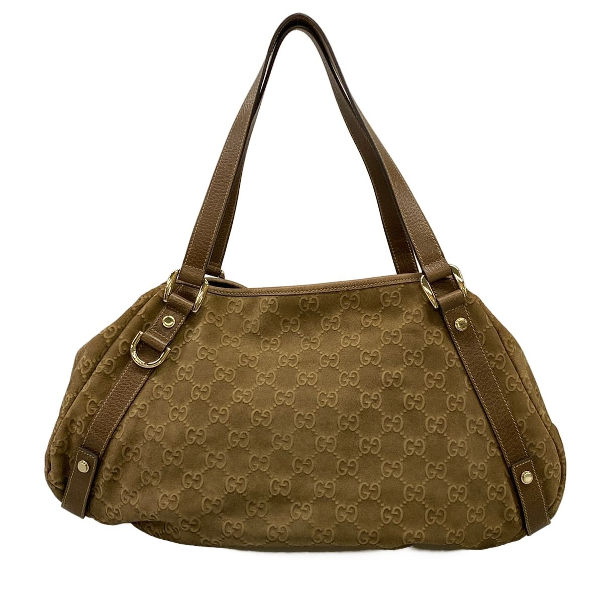 Gucci Tote Abbey Guccissima Line Brown Beige Leather — view 3
