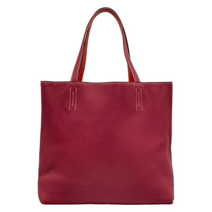 Hermes Tote Double Sens 36 Ruby Bougainvillea