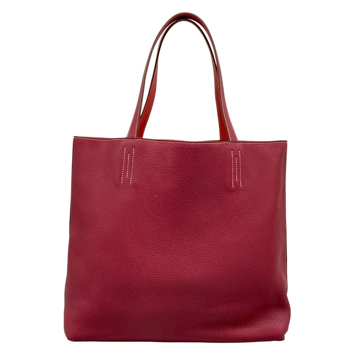 Hermes Tote Double Sens 36 Ruby Bougainvillea — view 3