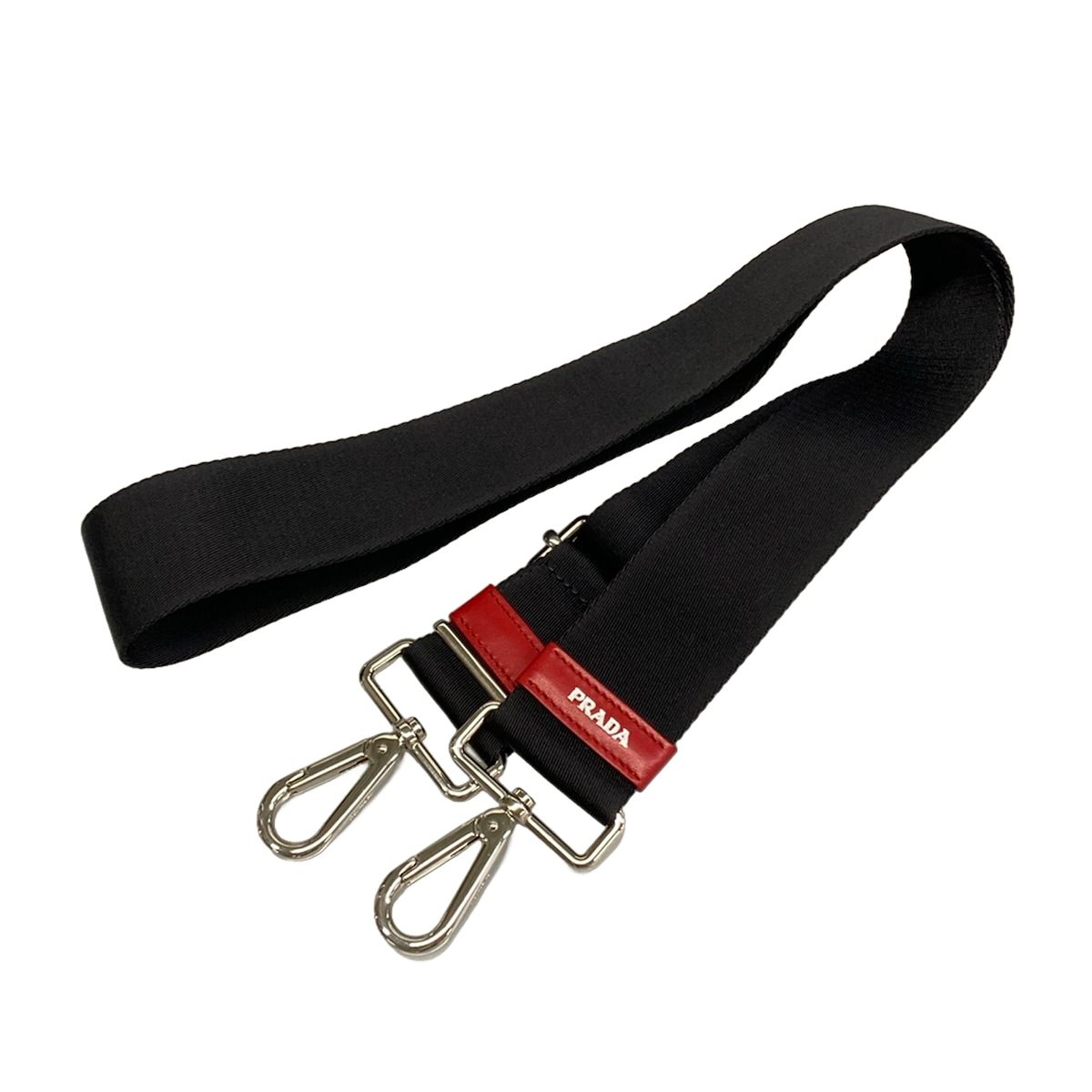 Prada Handbag Cargo Small Black Red Leather — view 8