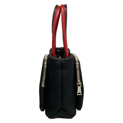 Prada Handbag Cargo Small Black Red Leather — view 2