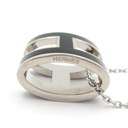 Hermes Necklace Pop Black Silver — view 5