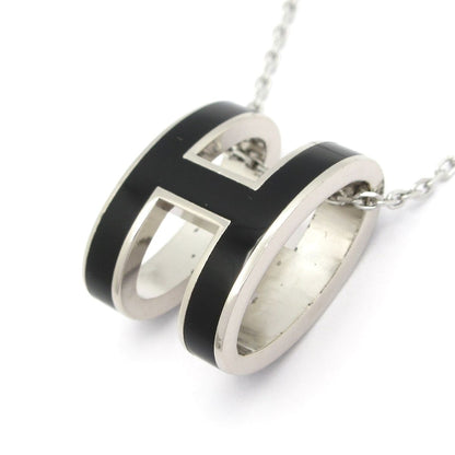 Hermes Necklace Pop Black Silver — view 3