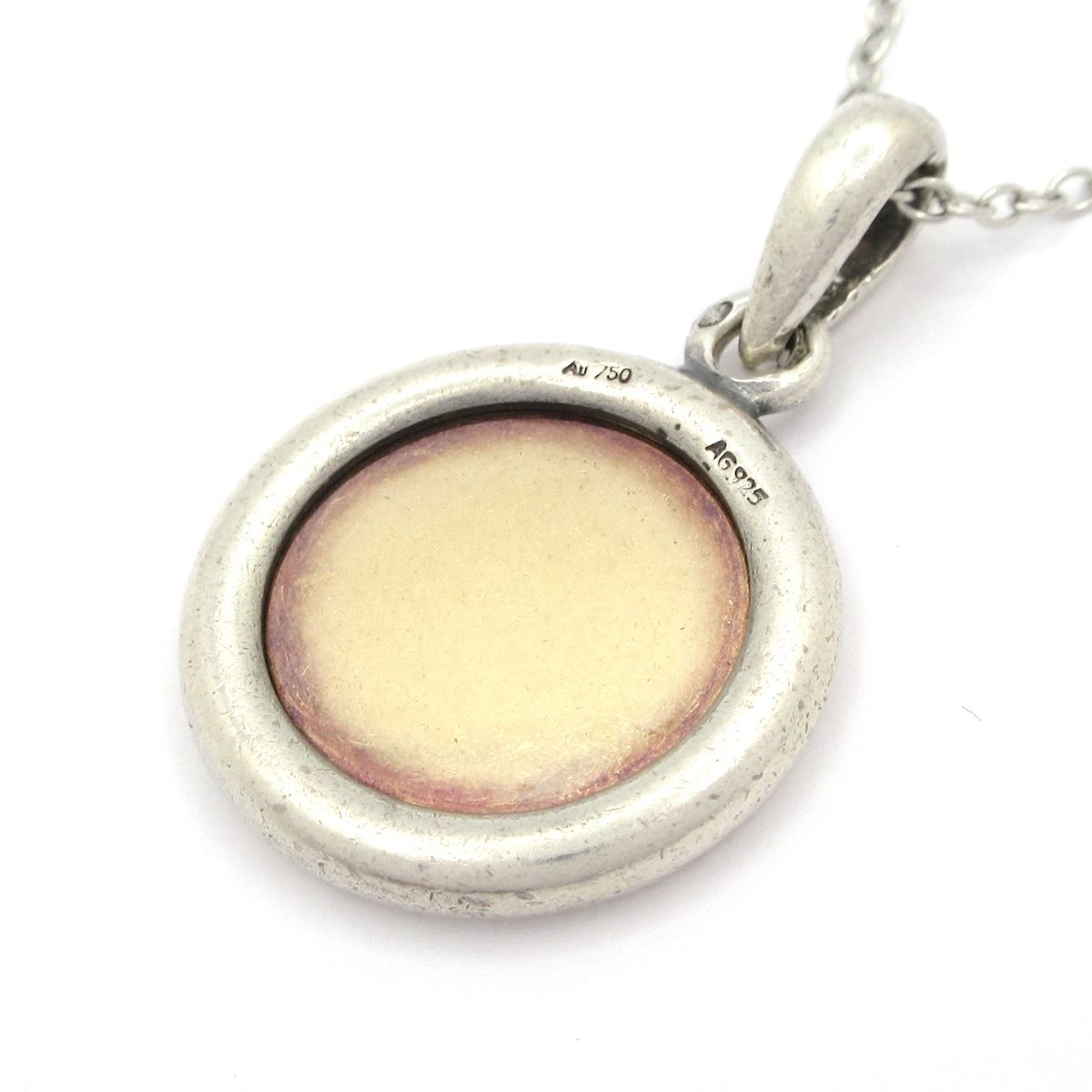 Hermes Necklace Series 18k Yellow Gold Silver — view 3