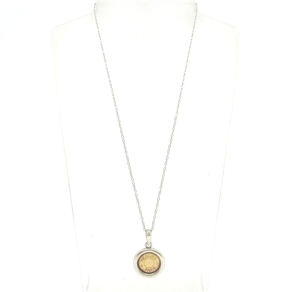 Hermes Necklace Series 18k Yellow Gold Silver — view 2