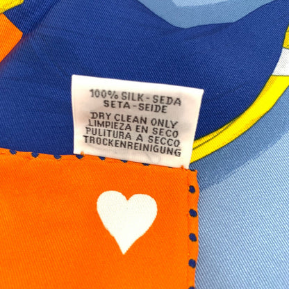 Hermes Scarf Carre 70 Tea Time Medaillons Medallons Orange — view 8