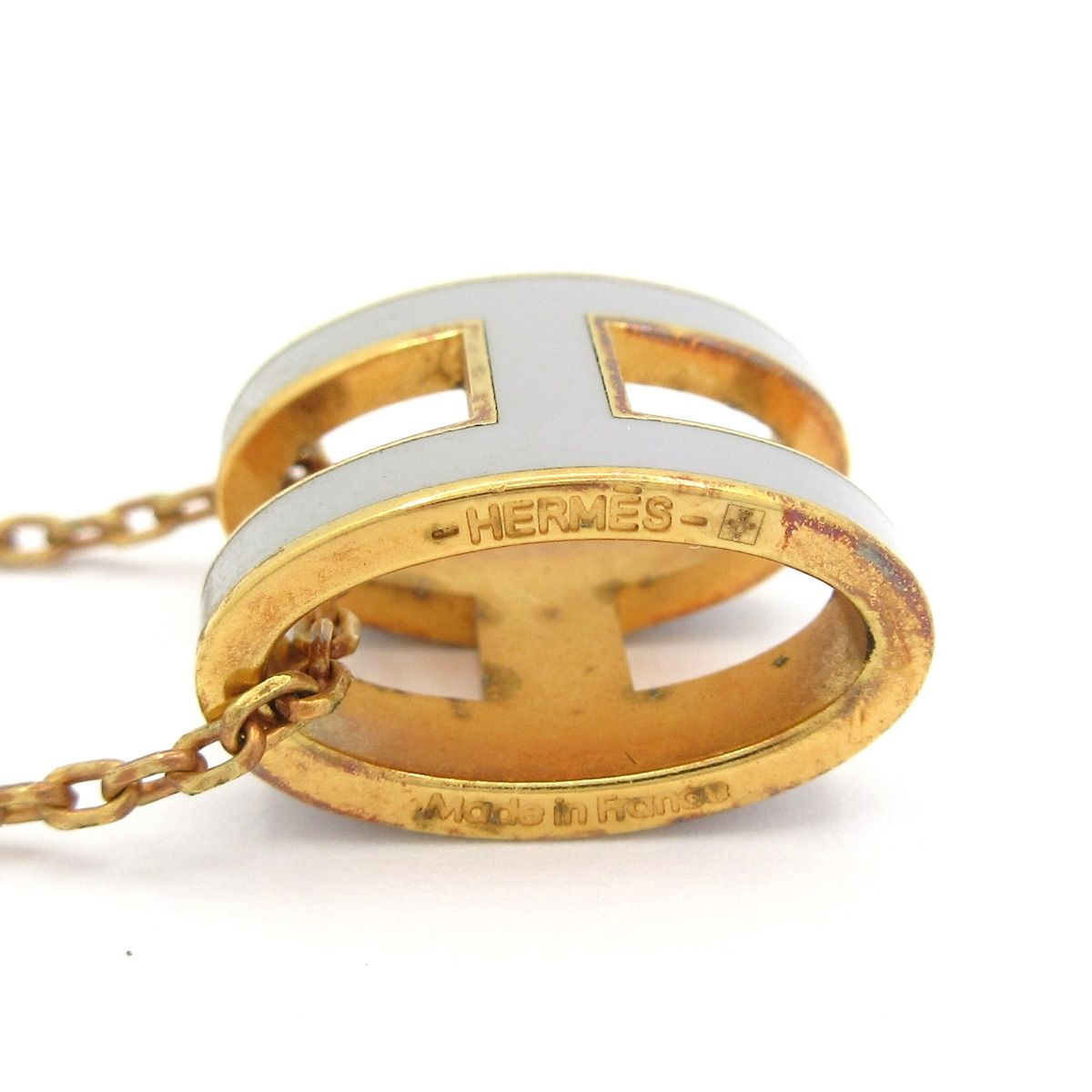 Hermes Necklace Pop Gray Gold — view 5