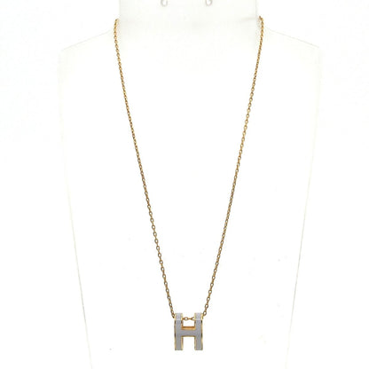 Hermes Necklace Pop Gray Gold — view 2