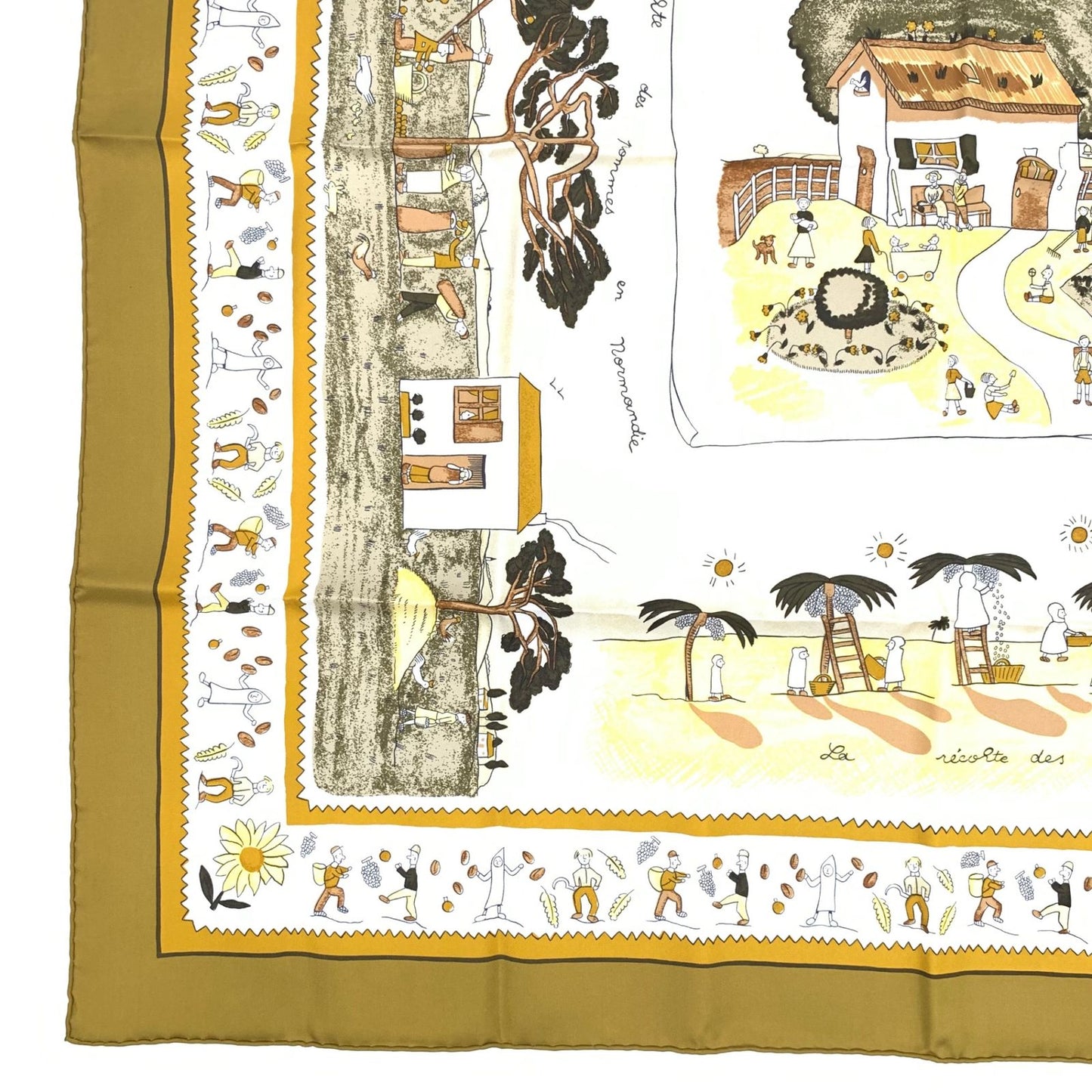 Hermes Scarf Carre 90 RE Tour a la Terre Return — view 6