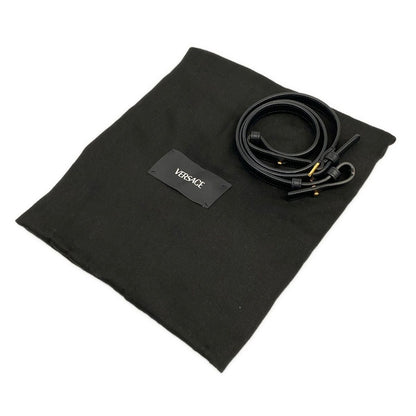 Versace Tote la Medusa Small Canvas Black Leather — view 8