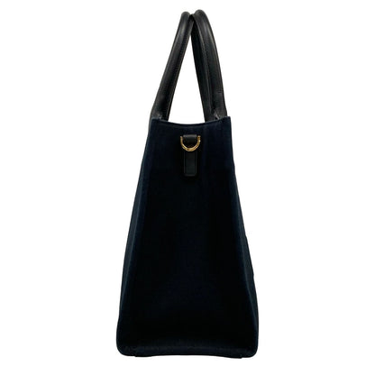 Versace Tote la Medusa Small Canvas Black Leather — view 2