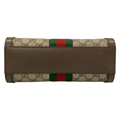 Gucci Handbag Ophidia GG Small Tote Beige Dark Brown Multi Leather — view 5