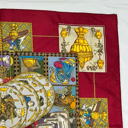 Hermes Carre 90 Scarf Silk le Tarot Card — view 5