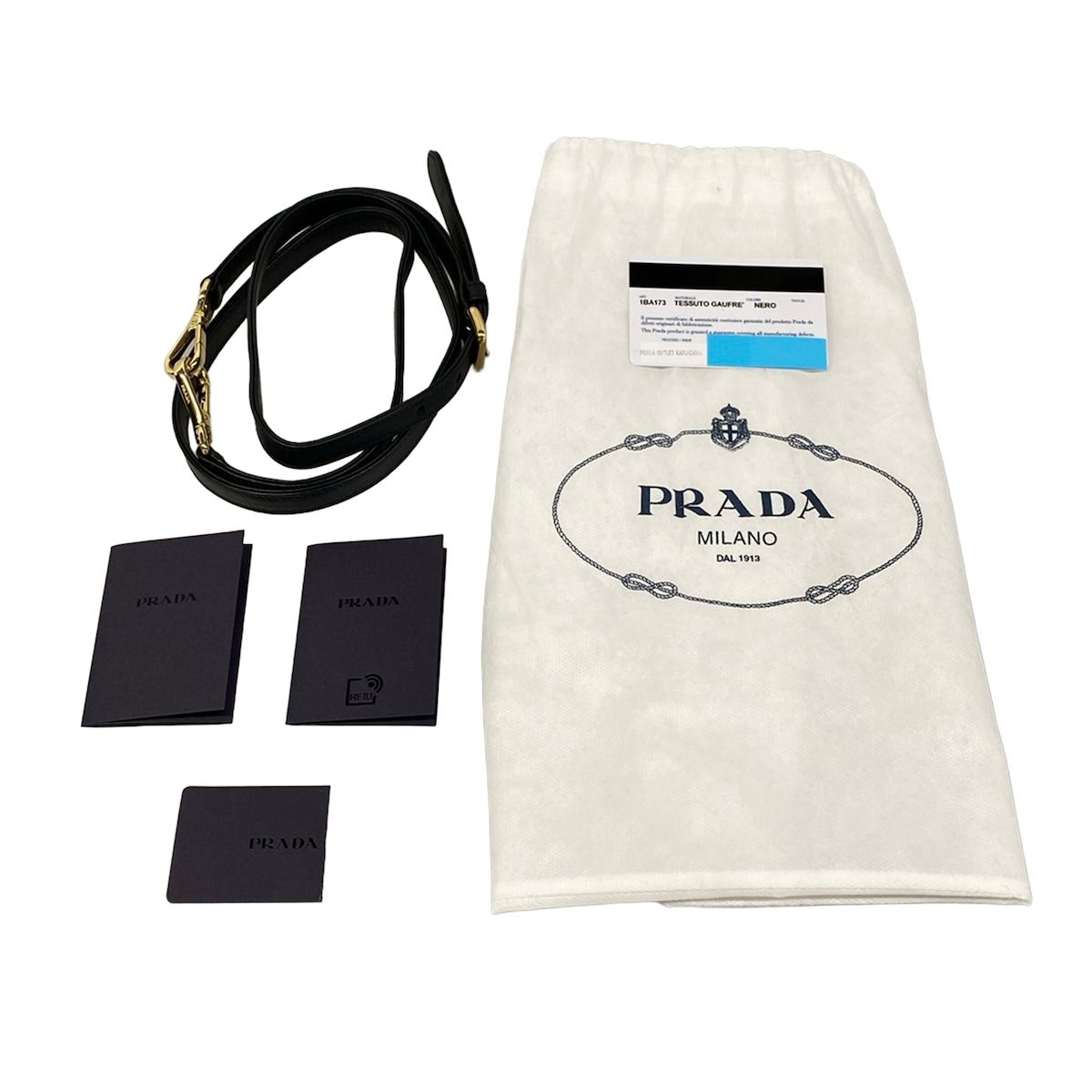 Prada Tote Gather Black Leather — view 8