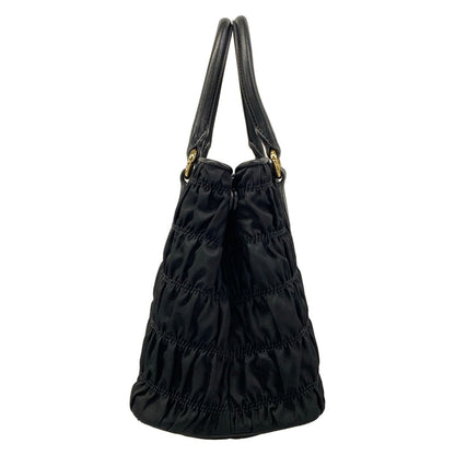 Prada Tote Gather Black Leather — view 4