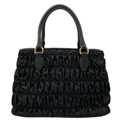 Prada Tote Gather Black Leather — view 3