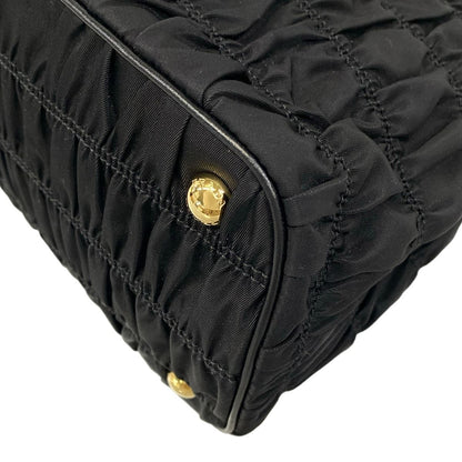 Prada Tote Gather Black Leather — view 6