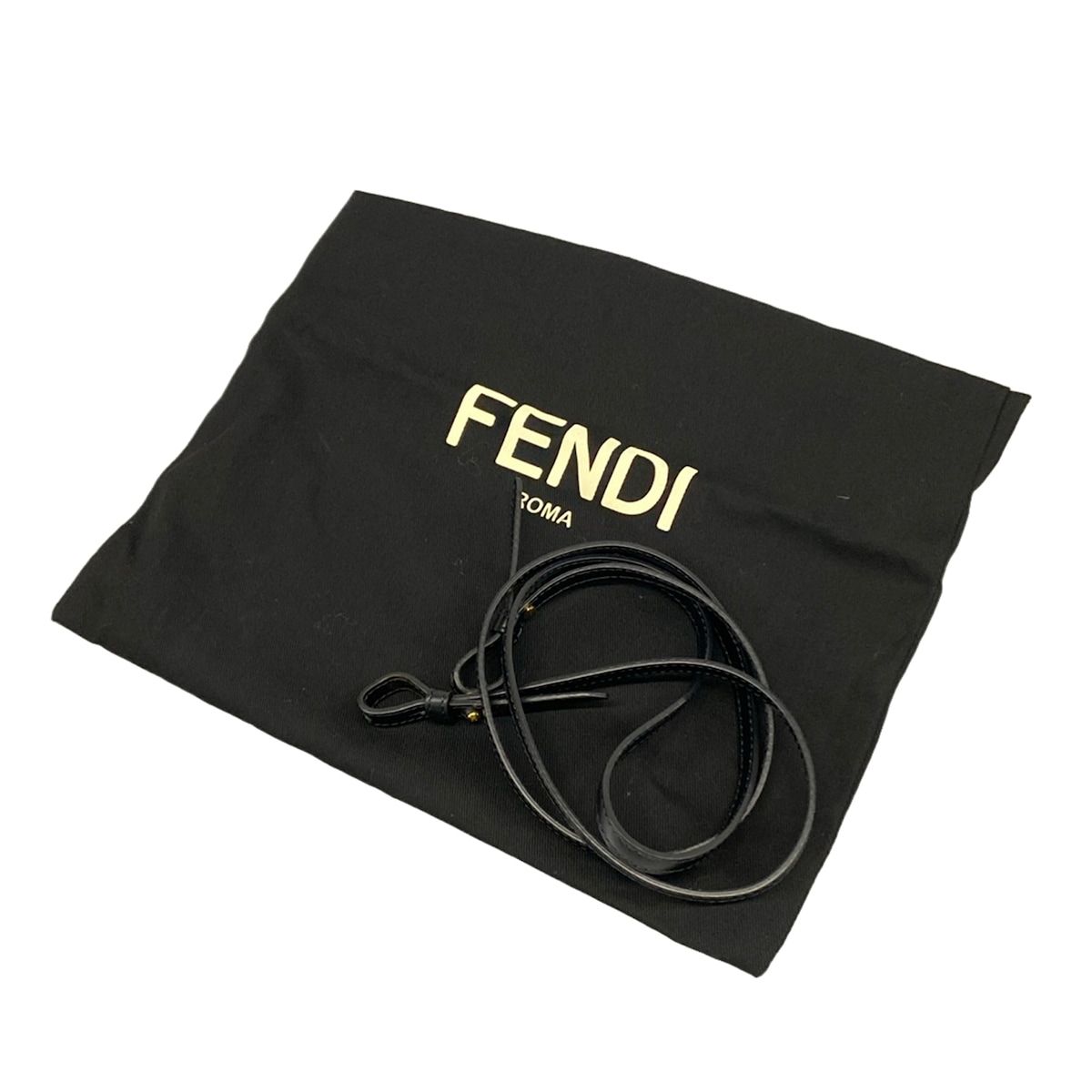 Fendi Handbag Mini Visible Black Bag Leather — view 8