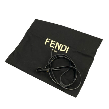 Fendi Handbag Mini Visible Black Bag Leather — view 8