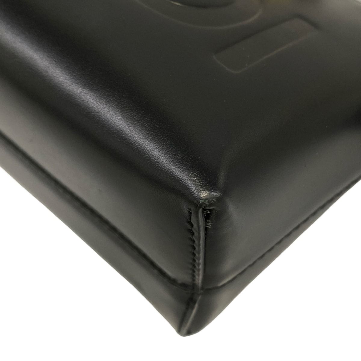 Fendi Handbag Mini Visible Black Bag Leather — view 6