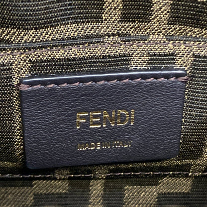 Fendi Handbag Mini Visible Black Bag Leather — view 9