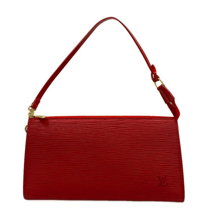 Louis Vuitton Handbag Epi Pochette 24 Castilian Red Leather