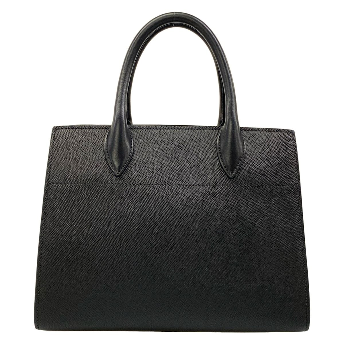 Prada Handbag Bibliotheque Black Red Leather — view 3