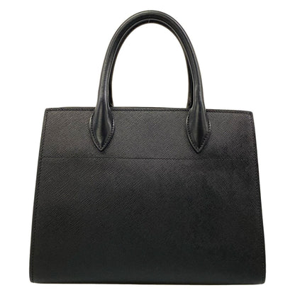 Prada Handbag Bibliotheque Black Red Leather — view 3