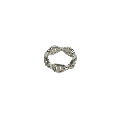 Hermes Enchainee Ring 925 Sterling Silver — view 4