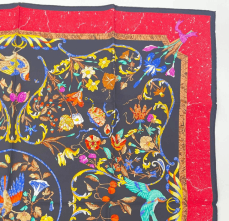 Hermes Carre 90 Pierres D Orient Et D Occident Oriental Stone and Western — view 3