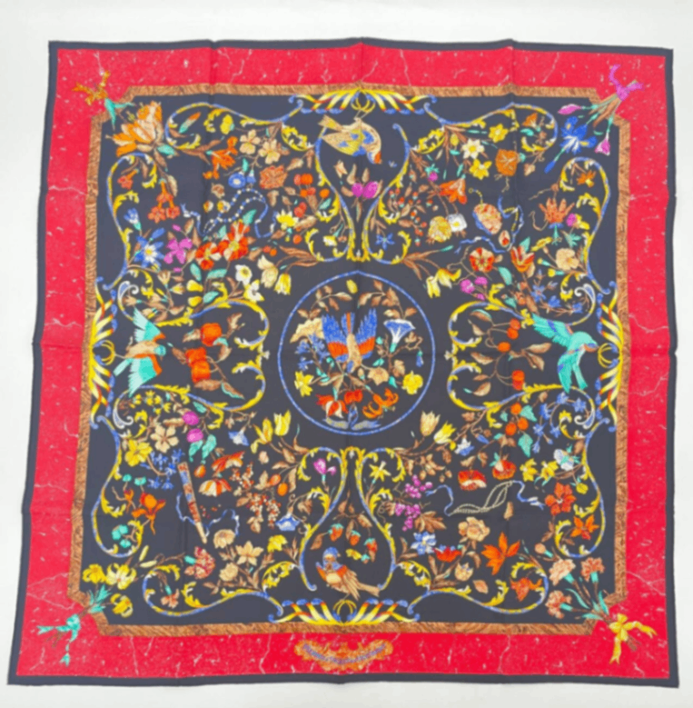Hermes Carre 90 Pierres D Orient Et D Occident Oriental Stone and Western