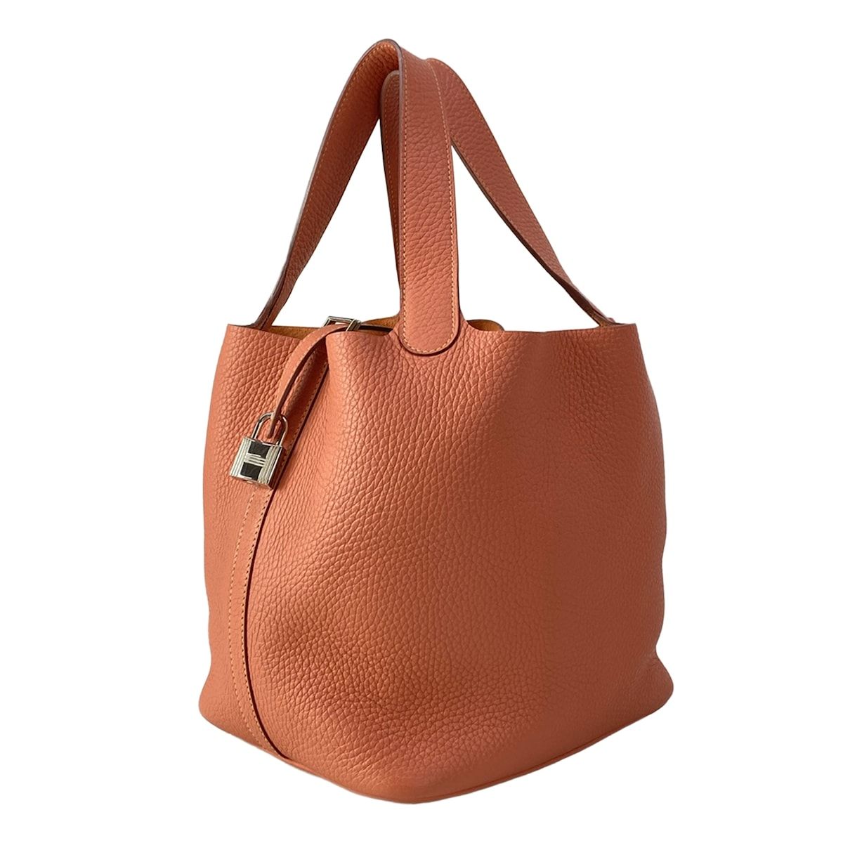 Hermes Handbag Picotin Lock Rose Tea Silver