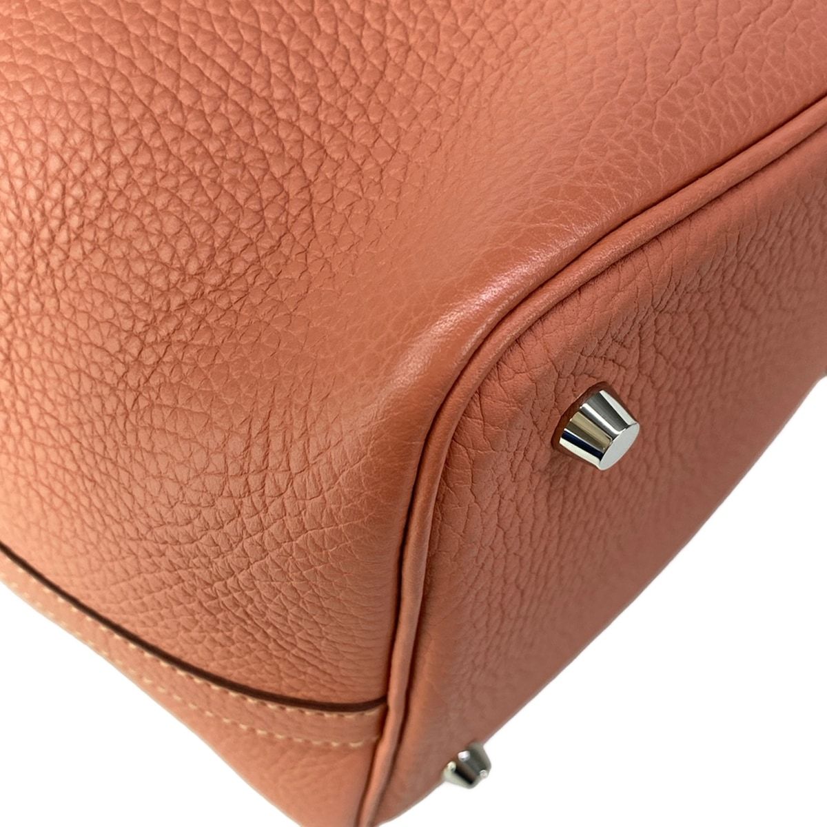 Hermes Handbag Picotin Lock Rose Tea Silver — view 6