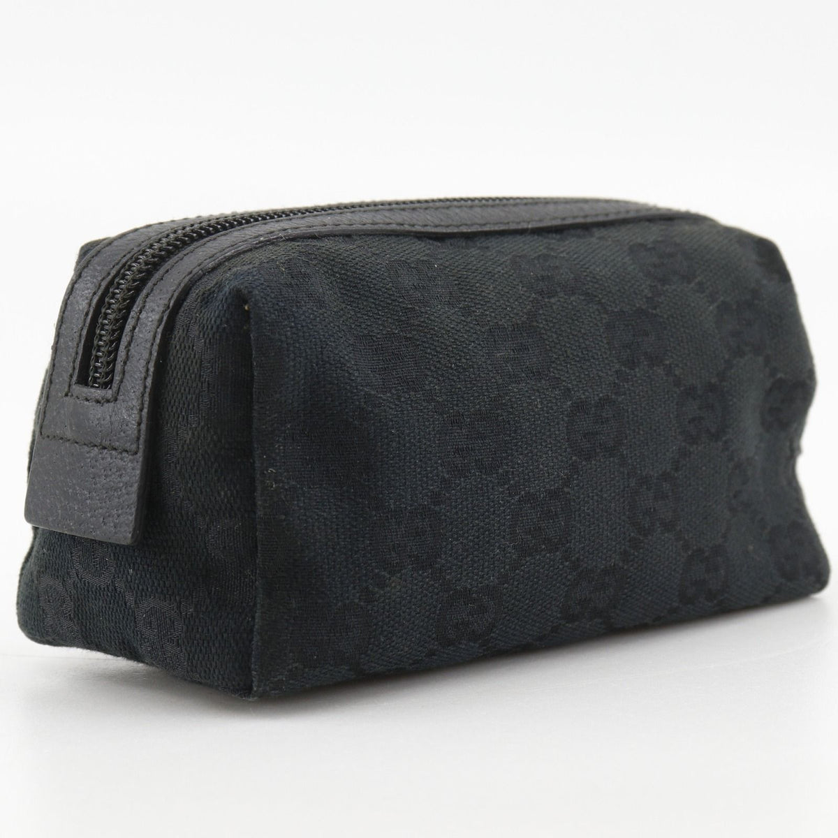 Gucci GG Canvas Black Pouch — view 3