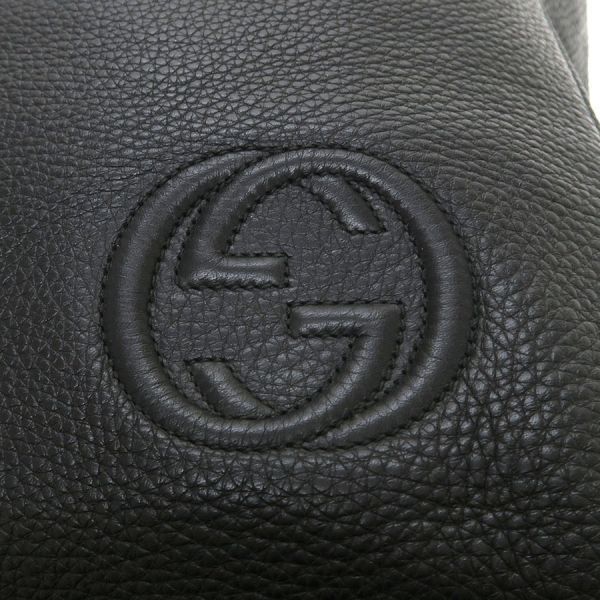 Gucci Interlocking Backpack Black — view 6