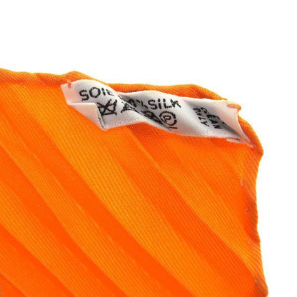 Hermes Pleated Scarf Orange — view 8