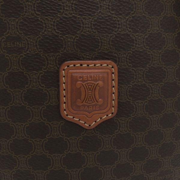 Celine Macadam Tote Brown — view 9