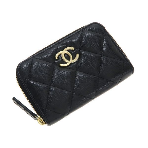 Chanel Caviar Quilted Coin Case