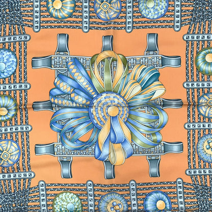 Hermes Carre 90 les Rubans du Cheval Horse Ribbon Decoration Scarf — view 7