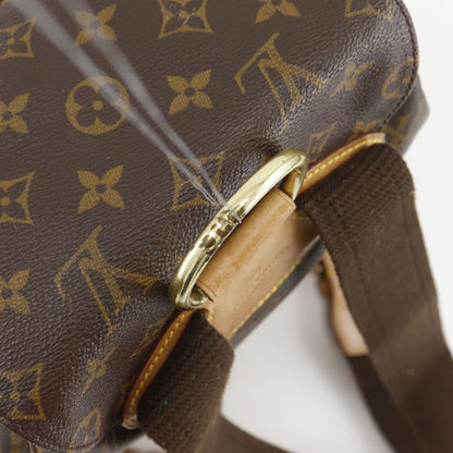 Louis Vuitton Montsouris GM Monogram Canvas Brown Backpack — view 5