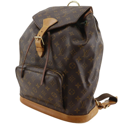 Louis Vuitton Montsouris GM Monogram Canvas Brown Backpack — view 2