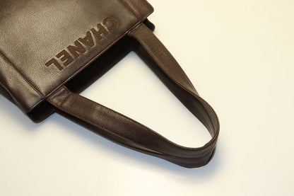 Chanel Caviar Leather GD Handbag — view 6