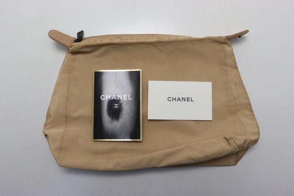 Chanel Wild Stitch Gunmetal Leather Handbag — view 8