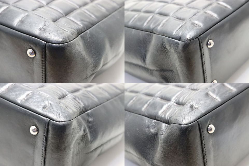 Chanel Choco Bar GD Leather Tote — view 4