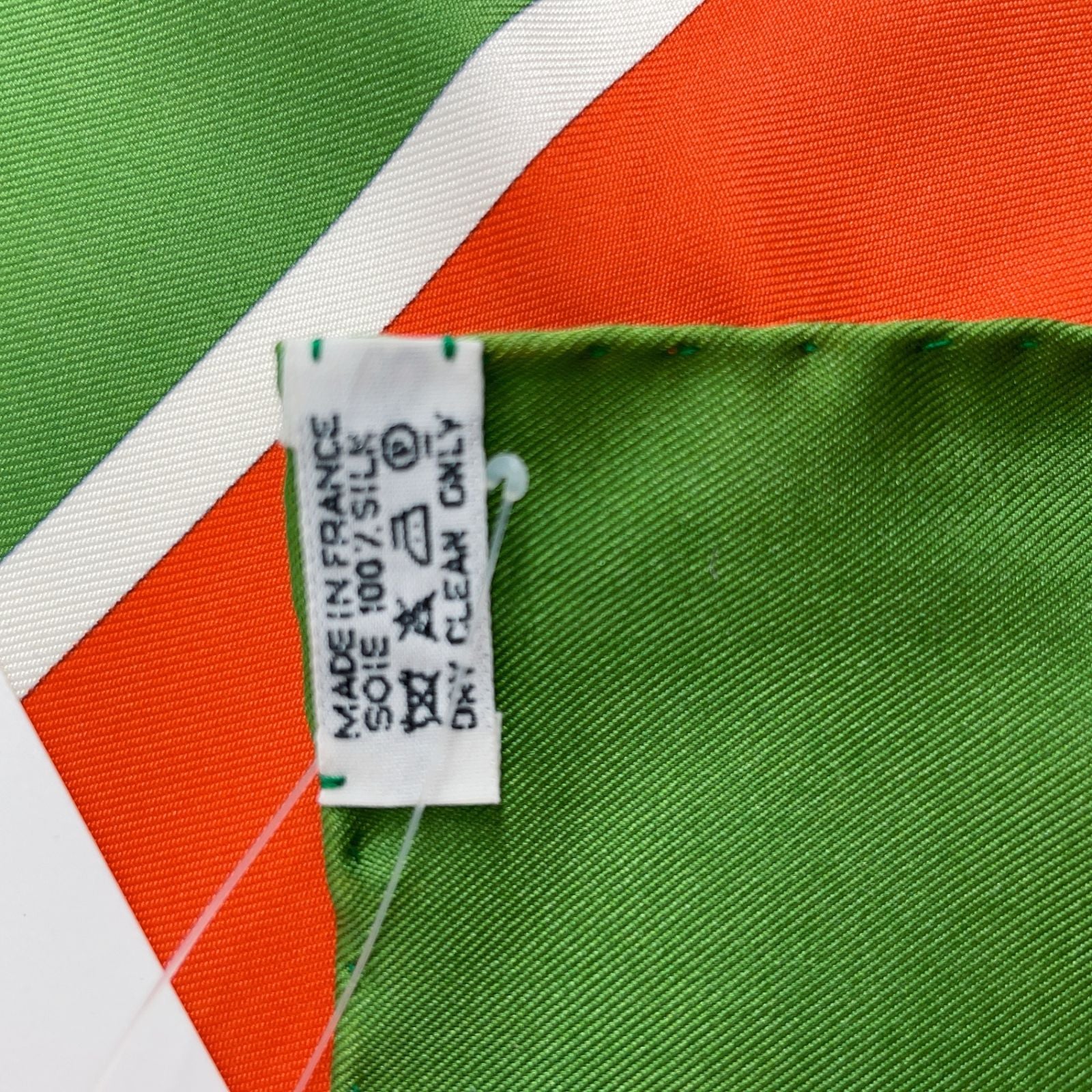 Hermes Carre 90 Confidets Descoeurs Friends of the Heart Green Multicolor Silk — view 6